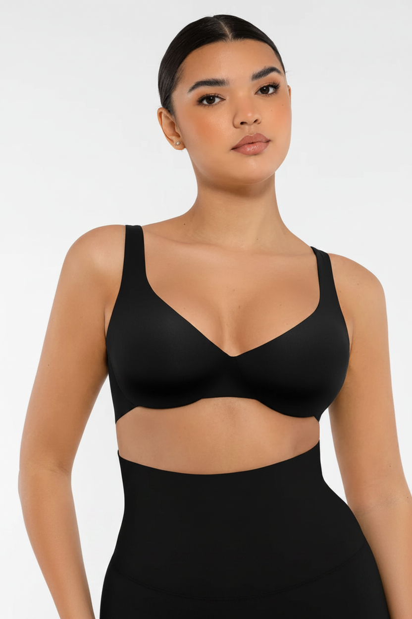 V-Neck Underwired Push-Up Bra Winteres