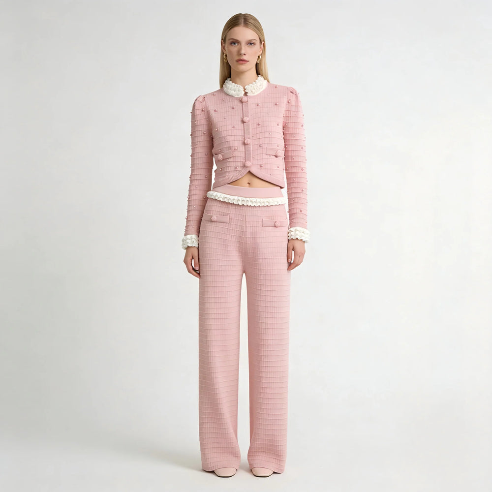 Couture Beaded Knit Suit Winteres