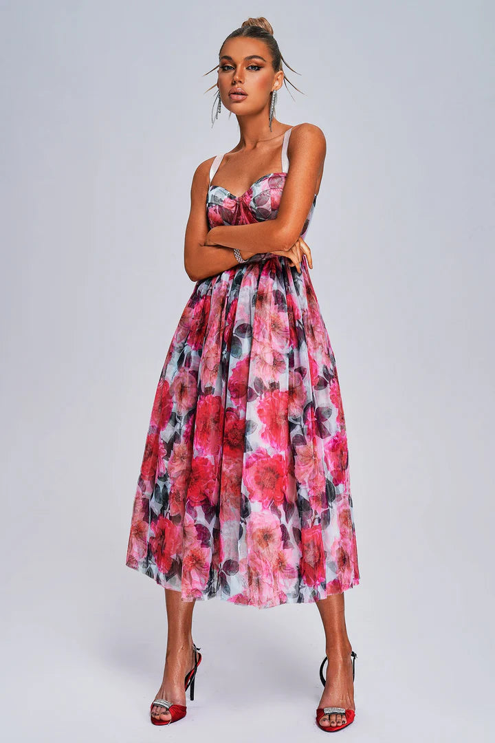 Flora Corset Midi Dress Winteres