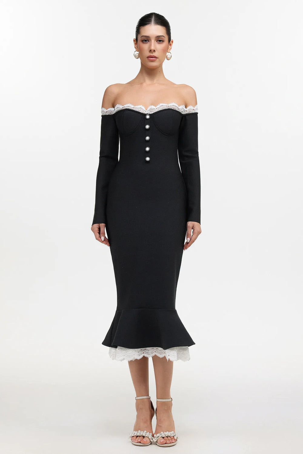 Xynia Slit Maxi Dress