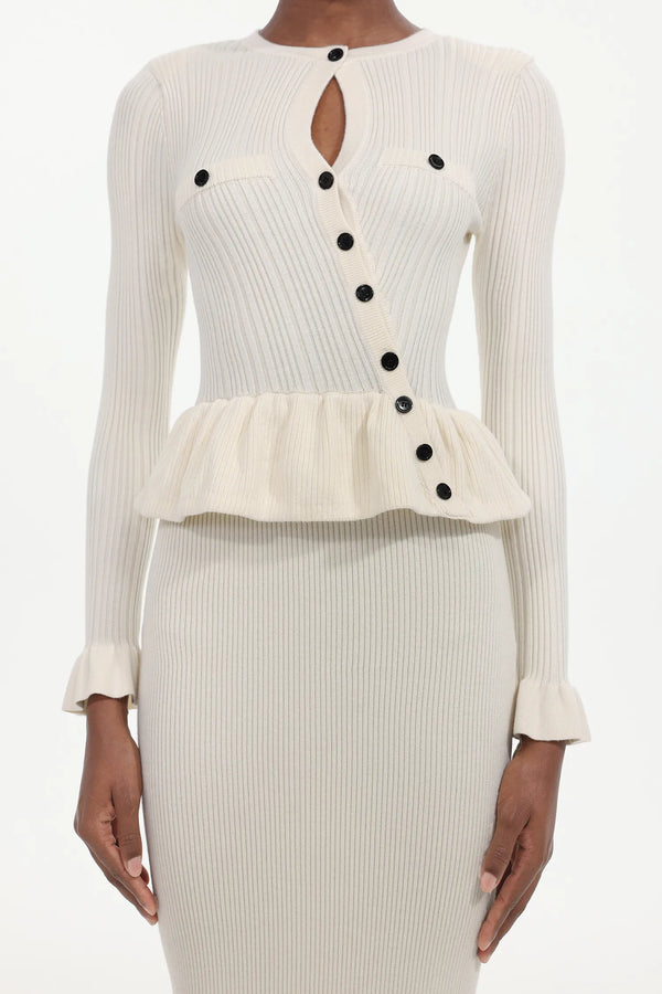 Amber Solid Knit Midi Dress Winteres