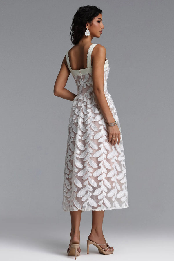 Anael Lace Midi Dress