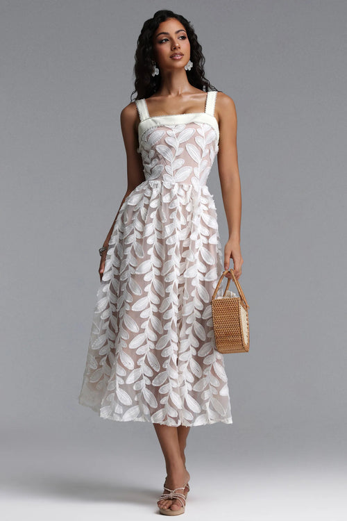 Anael Lace Midi Dress