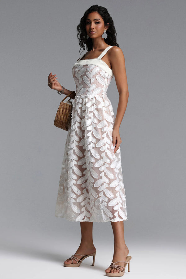 Anael Lace Midi Dress