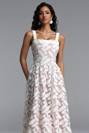 Anael Lace Midi Dress