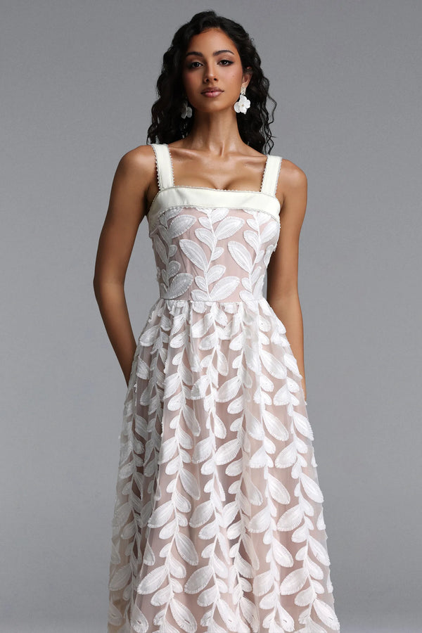 Anael Lace Midi Dress