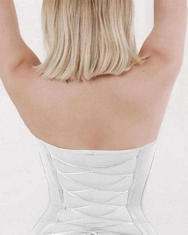 Back Lace-Up Corset Bodysuit Winteres