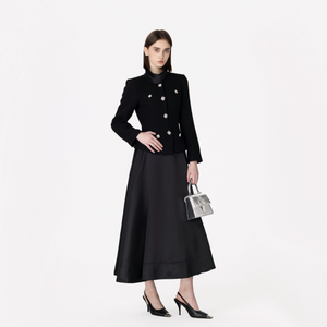 The "Manor" Black Tweed Dress Winteres