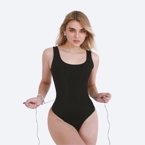 Back Lace-Up Corset Bodysuit Winteres