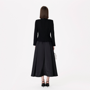 The "Manor" Black Tweed Dress Winteres
