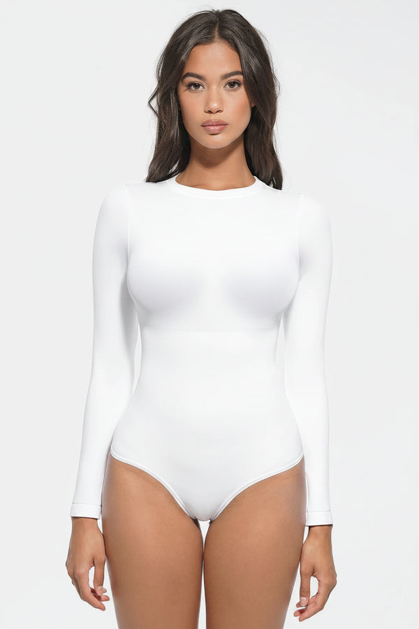 Long-Sleeve Butt-Lift Bodysuit Winteres