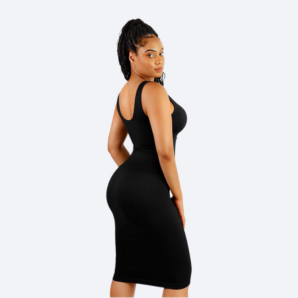 Tummy Control Shapewear Midi Dress Winteres