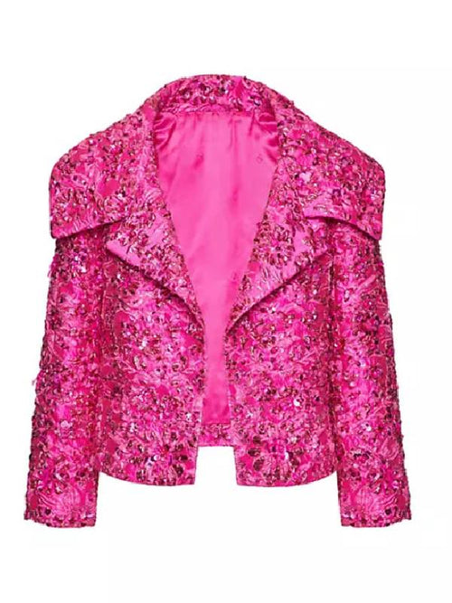 Vinicia Jacquard Floral Blazer Winteres