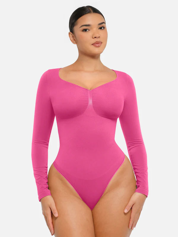 Seamless Tummy-Control Thong Bodysuit Winteres