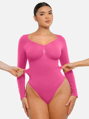 Seamless Tummy-Control Thong Bodysuit Winteres