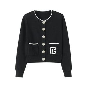 Vintage Single-Breasted Knit Cardigan Winteres