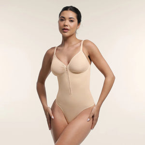 Zippered Tummy-Control Bodysuit Winteres