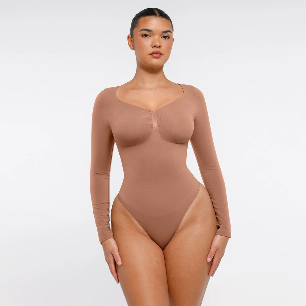 Seamless Tummy-Control Thong Bodysuit Winteres