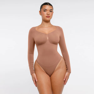 Seamless Tummy-Control Thong Bodysuit Winteres