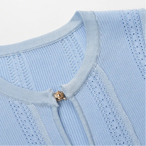 French Knit Cardigan with Vest Winteres