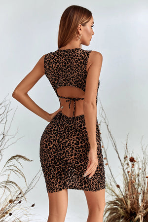 Jael Leopard Mini Dress Winteres