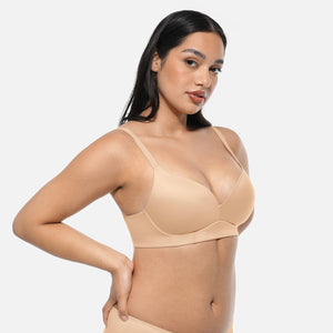 Invisible 3/4 Cup Push-Up Bra Winteres