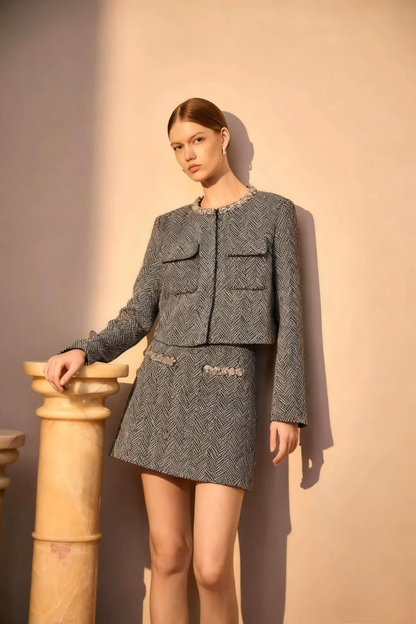 The 'Diamond' Herringbone Suit Winteres