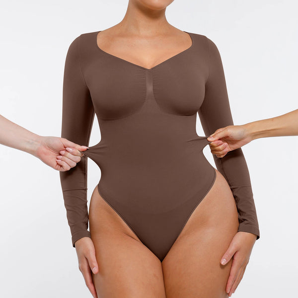 Seamless Tummy-Control Thong Bodysuit Winteres