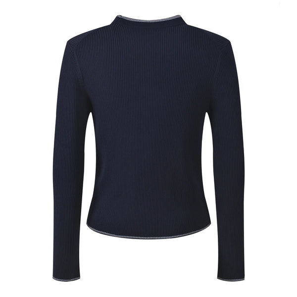 Colorblock Slim Knit Cardigan Winteres