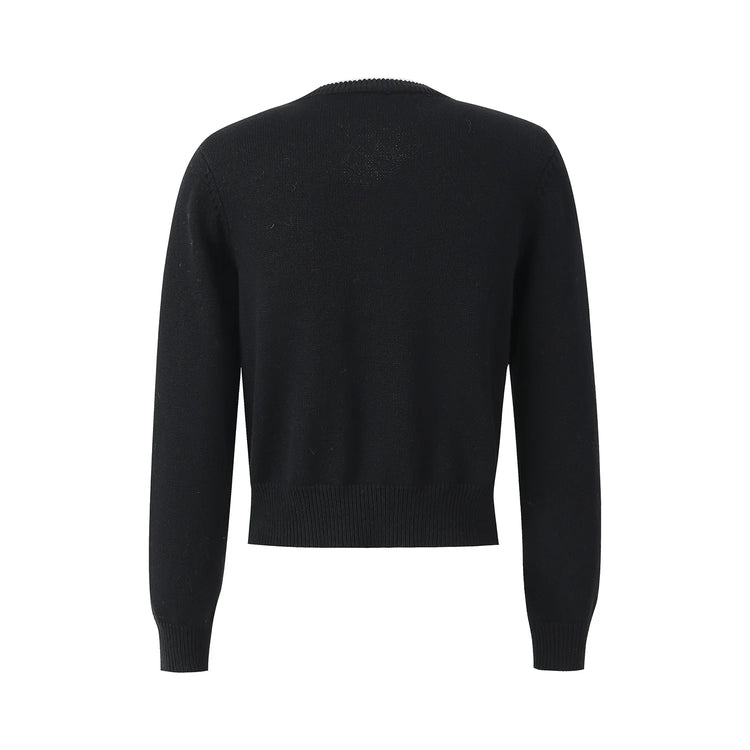 Vintage Single-Breasted Knit Cardigan Winteres