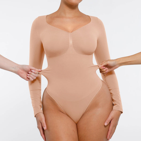 Seamless Tummy-Control Thong Bodysuit Winteres