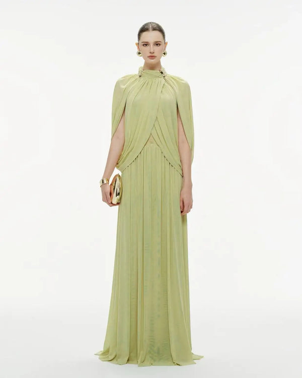 Zella Empire-Waist Knit Maxi Dress Winteres