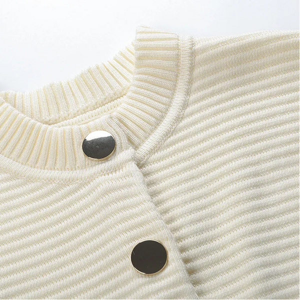 Basic O-Neck Knit Cardigan Winteres