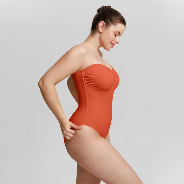 Strapless Tummy-Control Swimsuit Winteres