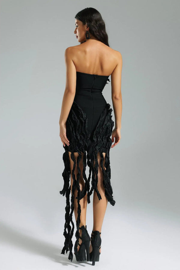 Verna Irregular Fringe Dress Winteres