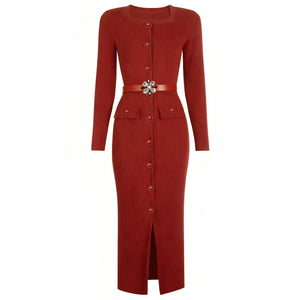 Aurora Fish Knit Maxi Dress Winteres