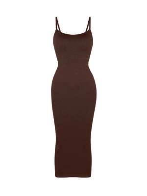 Sleeveless Bodycon Shaping Midi Dress Winteres