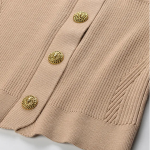 Elegant O-Neck Knit Cardigan Winteres