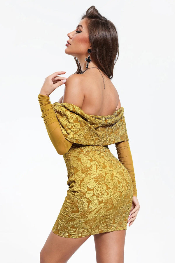 Solange Off-Shoulder Mini Dress Winteres