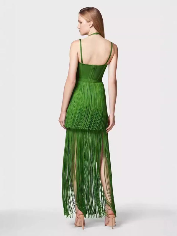 Fally Bottom Fringe Dress Winteres