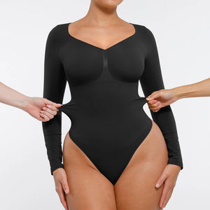 Seamless Tummy-Control Thong Bodysuit Winteres