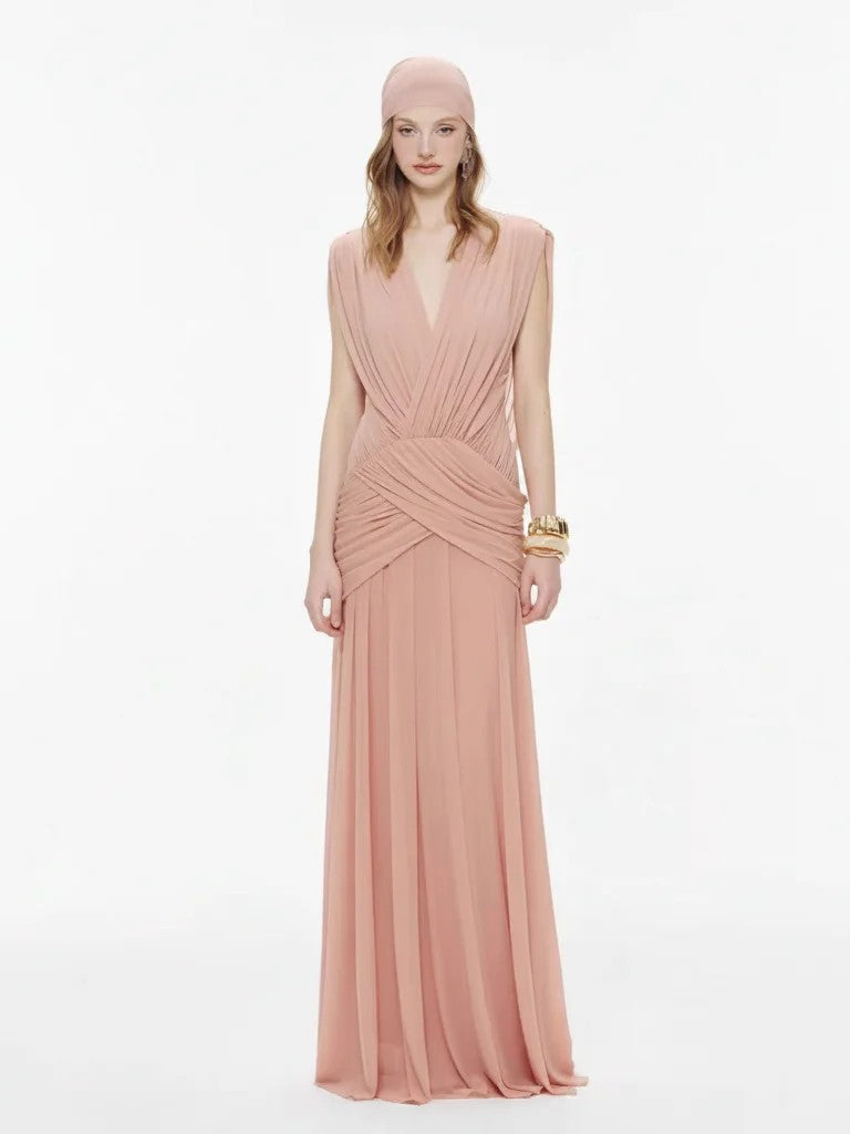 Delphine Draped Maxi Dress Winteres