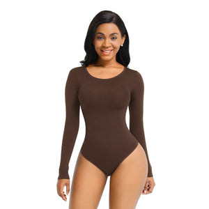 Slimming Long-Sleeve Shaping Bodysuit Winteres
