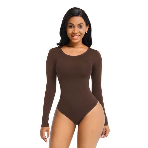 Slimming Long-Sleeve Shaping Bodysuit Winteres