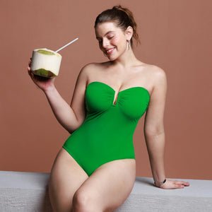 Strapless Tummy-Control Swimsuit Winteres