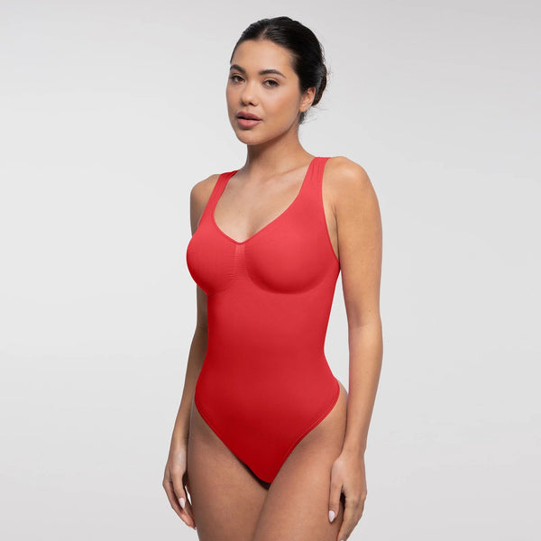 Diamond Neck Seamless Shaper Bodysuit Winteres