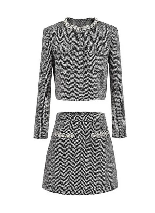 The 'Diamond' Herringbone Suit Winteres