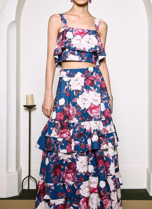 Zarinny Flower Ruffled Set Winteres