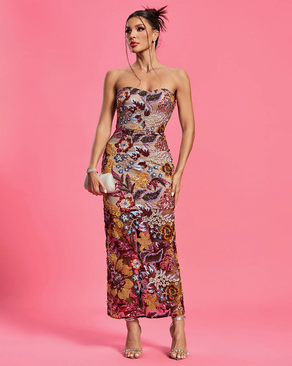 Rosa Embroidery Maxi Dress Winteres