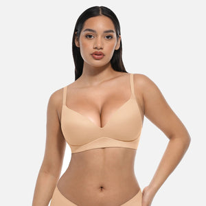 Invisible 3/4 Cup Push-Up Bra Winteres